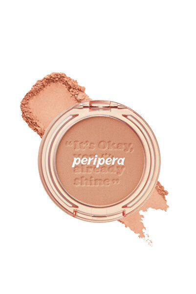 PERIPERA Pastel Tonlarda Sebum Dengeleyici Toz Allık PERIPERA Pure Blushed Sunshine Cheek (04 Hazel Orange)