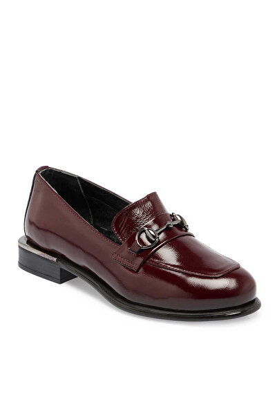 Tergan Bordo Hakiki Rugan Deri Kadın Makosen - K24S1AY67656-F14