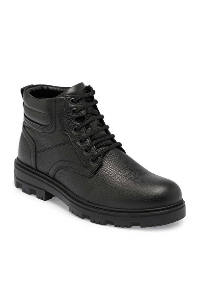 Tergan Siyah Hakiki Nubuk Deri Erkek Casual Bot - E24K1BT57086-A41