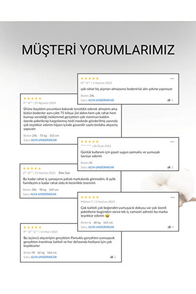 ALYA UNDERWEAR Chiloți din bumbac pentru femei - Pachet de 5, negru