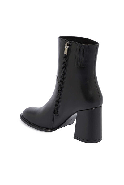 Tergan Siyah Hakiki Deri Kadın Klasik Bot - K24K1BT67710-A23