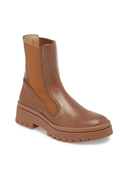 Tergan Kahve Hakiki Deri Kadın Bot - K23K1BT66942-O8A