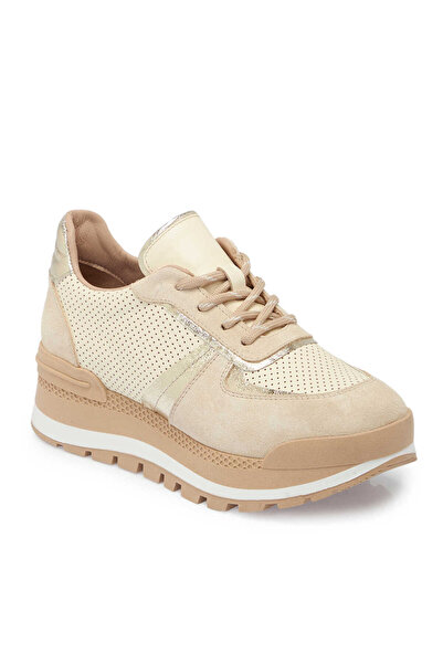 Tergan Bej Hakiki Deri Kadın Sneaker - K24S1AY67521-A25