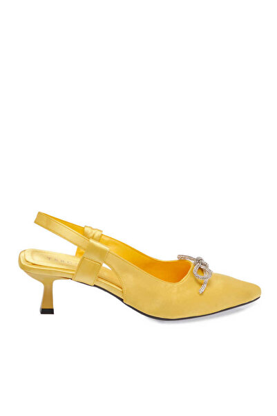 Tergan Sarı Tekstil Kadın Stiletto - K24I1AY67330-R21