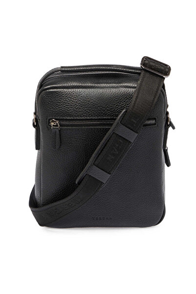 Tergan Black Genuine Leather Men's Crossbody Bag - S1Ac00021522-A41