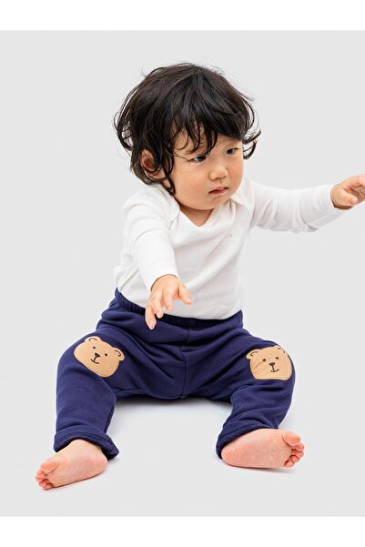 GAP Bebek Lacivert Pull-On Cozy Astarlı Pantolon