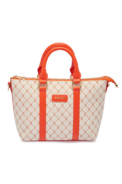 Tergan Krem Tekstil Kadın El Çantası - S25Y1TWC0713-V6D