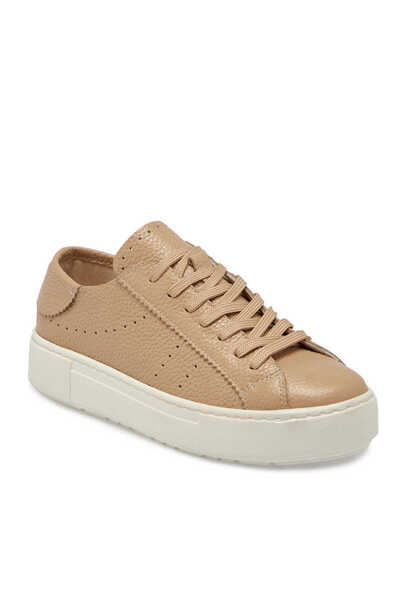 Tergan Bej Hakiki Deri Kadın Sneaker - K24S1AY67575-T8Z