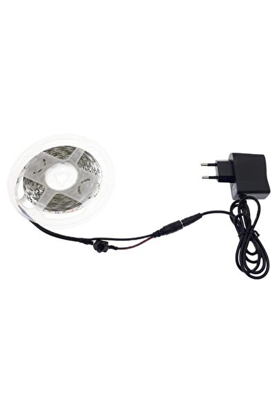 ACIKO Çalışma Masası Için 5 Metre Beyaz 3 Çipli Şerit Led Anahtarlı Set