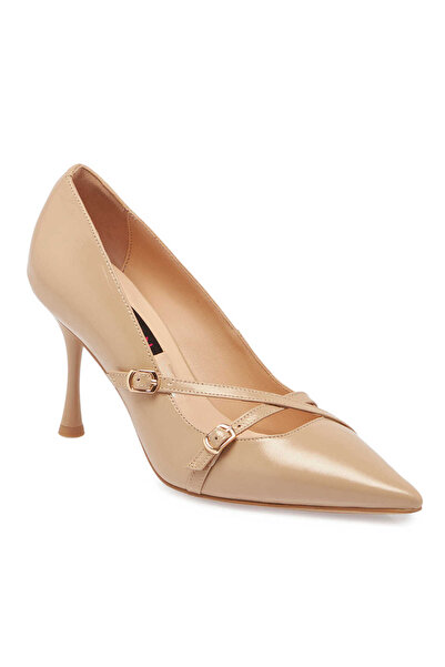 Tergan Pudra Hakiki Rugan Deri Kadın Stiletto - K24S1AY67513-A08