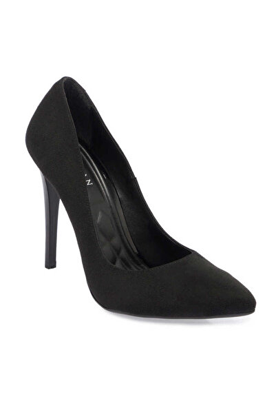 Tergan Siyah Vegan Kadın Stiletto - K24I1AY67462-Q4Y