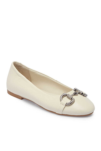 Tergan Bej Hakiki Deri Kadın Babet - K24I1BB67452-A25