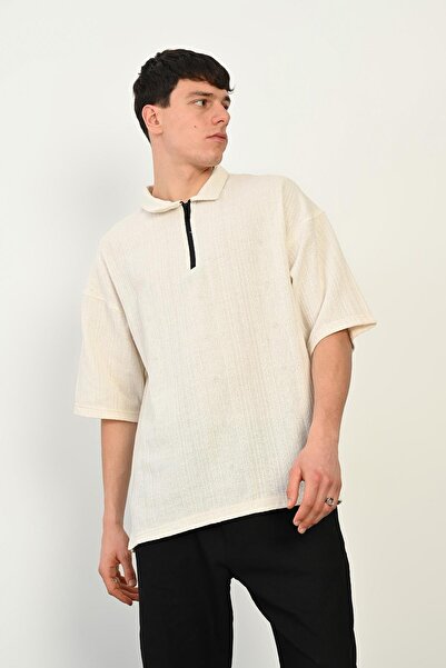 Rocqerx Модель R-5755 - Футболка з коротким рукавом та застібкою на комірі