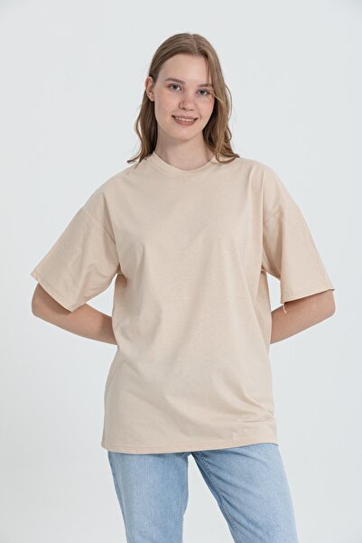 Rocqerx R-5741 Велосипедний комір Oversize Задня частина з принтом T-shirt