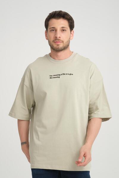 Rocqerx R-5806 Μπλουζάκι με λεπτομέρεια στο πίσω μέρος με προεκτύπωση στο μπροστινό μέρος