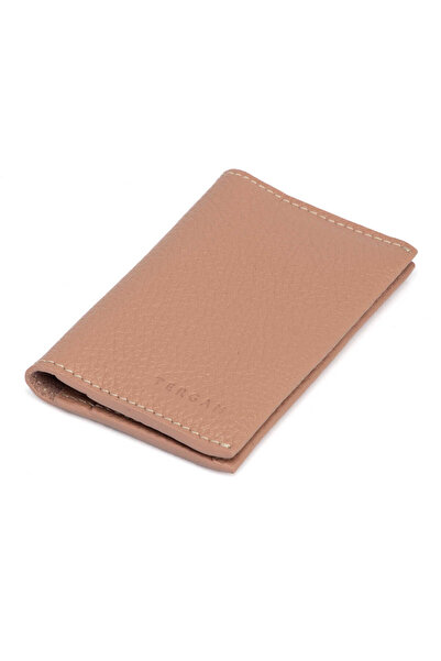 Tergan حامل بطاقات الائتمان للجنسين من الجلد الطبيعي - S1KK00000266-I0U