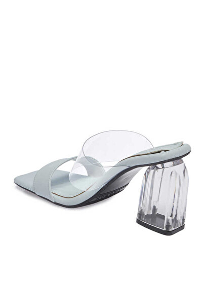 Tergan Mavi Vegan Kadın Terlik - K24Y1TR67426-Q6Q