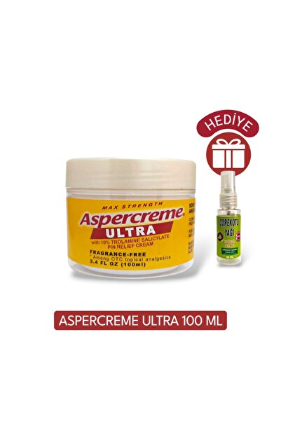 CİTY ZONE Aspercreme Ultra Bitkisel İçerikli, Kas Eklem Rahatlatıcı Krem 100 ...