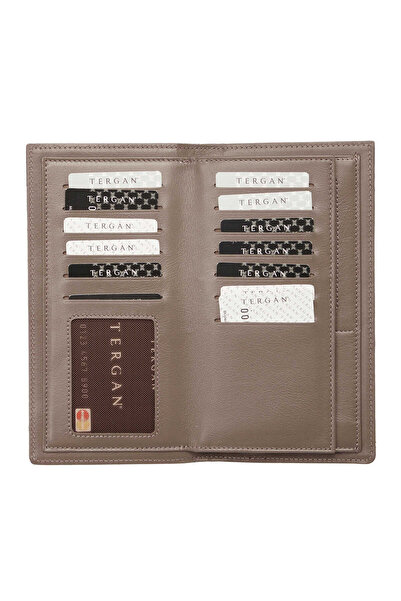 Tergan Brown Genuine Leather Men's Wallet - S1Ce00001671-V2K