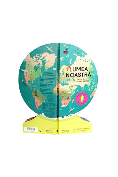 Editura Katartis Encyclopedias, Set of 2 globe books, Our Planet