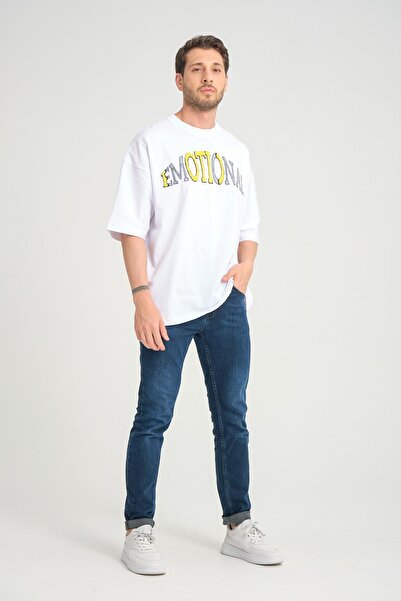 Rocqerx R-5786 Oversize Emotional Вишитий Супрем Футболка