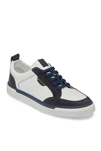 Tergan Lacivert Hakiki Deri Erkek Sneaker - E24I1AY56853-D44
