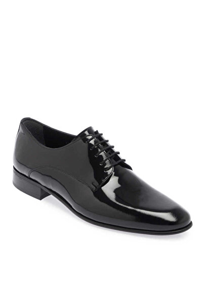 Tergan Siyah Hakiki Rugan Deri Erkek Klasik Ayakkabı - E24I1AY56921-A07