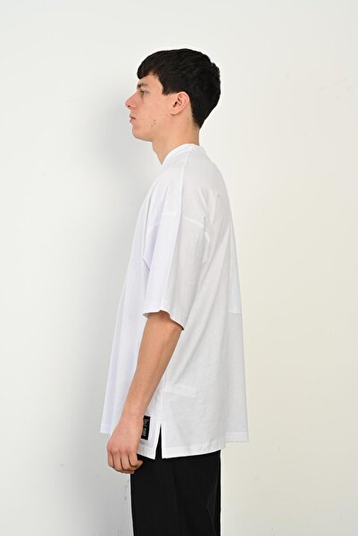 Rocqerx R-5765 Αλεξίπτωτο Garni Λεπτομερές μπλουζάκι μονό ζέρσεϊ