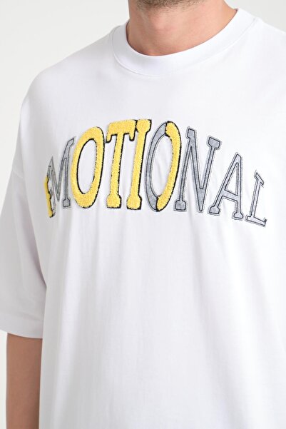 Rocqerx R-5786 Oversize Emotional Вишитий Супрем Футболка