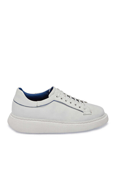 Tergan Beyaz Hakiki Deri Erkek Sneaker - E24I1AY56837-C73