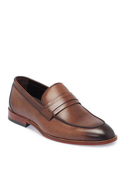 Tergan Kahve Hakiki Deri Erkek Klasik Ayakkabı - E4MEAY057243-B90