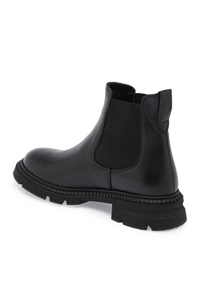 Tergan Siyah Hakiki Nubuk Deri Kadın Casual Bot - K24K1BT67509-A23