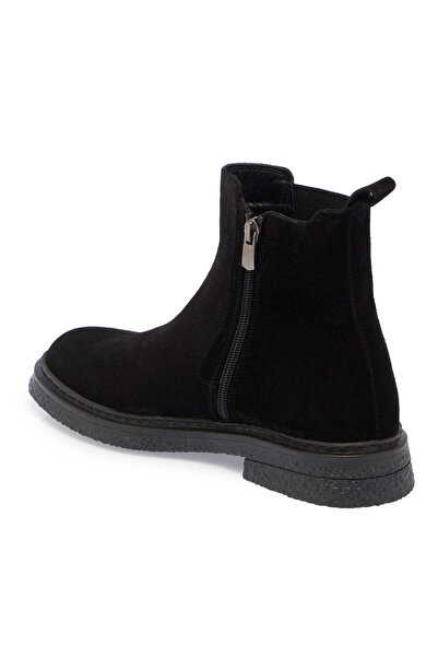 Tergan Siyah Hakiki Süet Deri Kadın Casual Bot - K24K1BT67662-A01