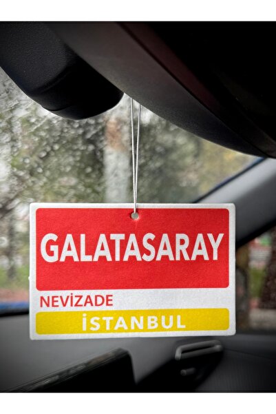 Duftpalm SARI KIRMIZI TABELA TASARIMLI ARAÇ KOKUSU VE OTO AKSESUARI