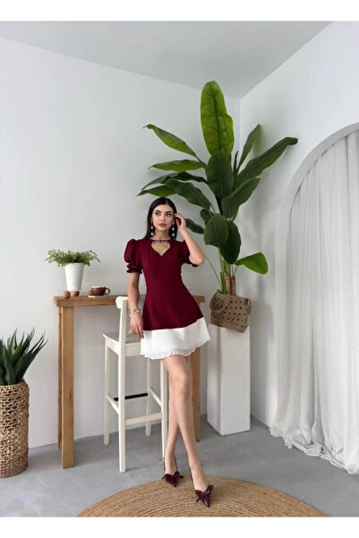 Omarı Safe Heart Detailed Dress