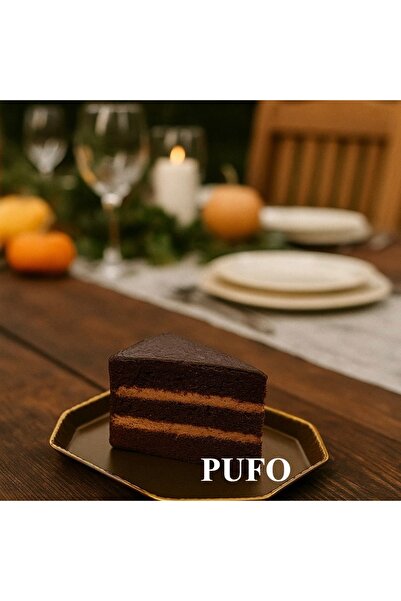 PUFO Set of 4 rectangular Gentle trays for serving appetizers, sweets, candies, 20 x 15 cm, gray