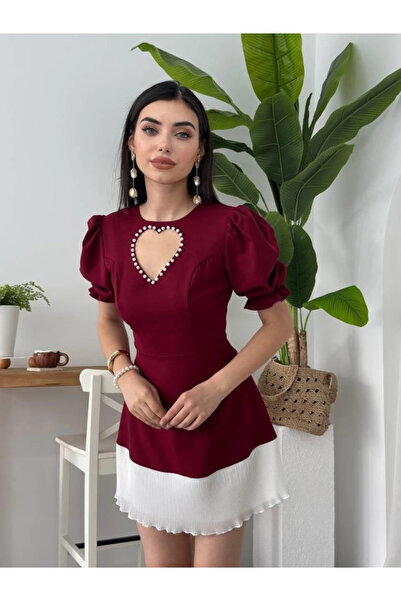 Omarı Safe Heart Detailed Dress