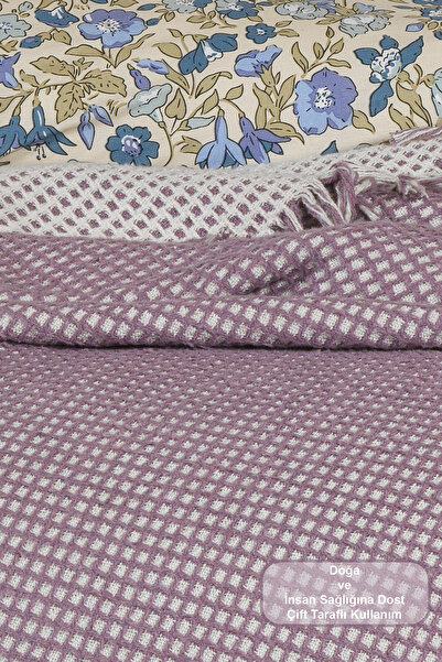 Elart Carlos Blanket Double Waffle (200X220 cm) Purple