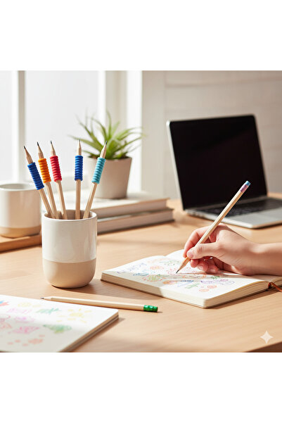 Flying Tiger Copenhagen 6'lı Tutuculu Kurşun Kalem Seti