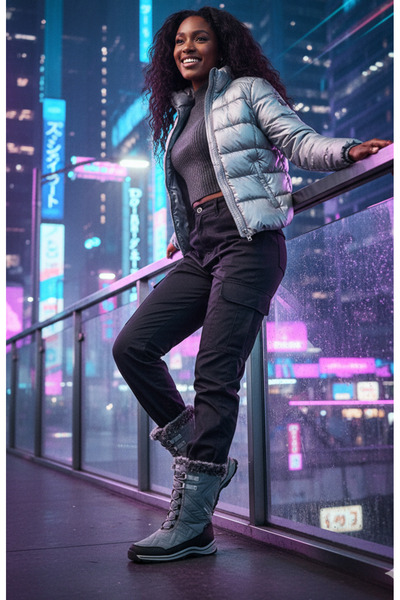 Hammer Jack Su Geçirmez Gri Kadın Bot 101 20109-g