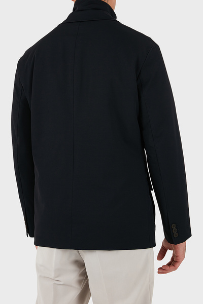 Emporio Armani Lightweight Padded Regular Fit Double-Breasted Collar Blazer Jacket Men's Jacket Em003835 Af18502 Ub11