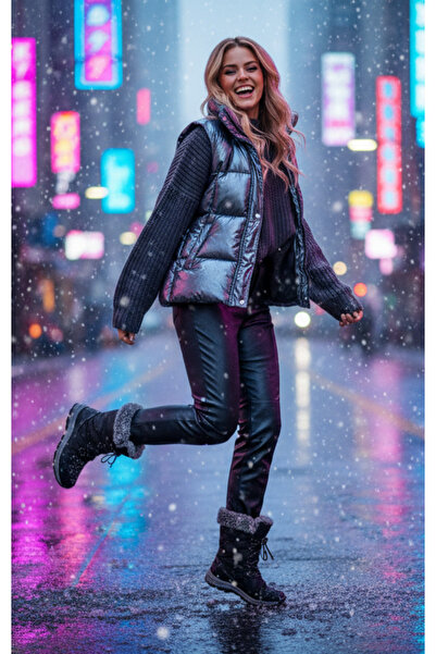 Hammer Jack Usoa Sıcak Astar Su Geçirmez Kadın Kar Botu