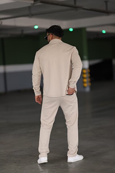 L-KOM Çift Cepli 2'li Takım Pamuklu Rahat Gömlek & Pantolon Takımı