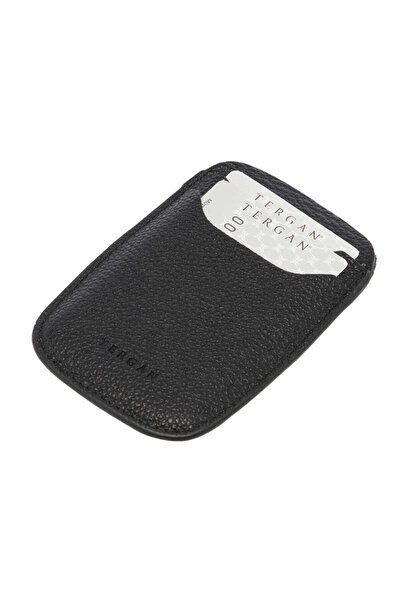 Tergan Suport pentru carduri de credit unisex din piele naturală NEGRU - S1KK00001662-U9G