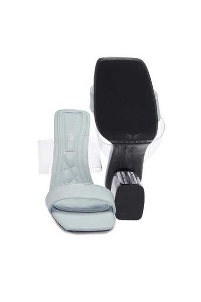 Tergan Mavi Vegan Kadın Terlik - K24Y1TR67426-Q6Q