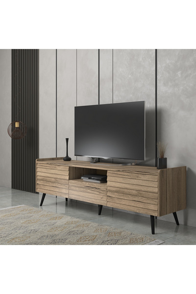 Sakura Ahşap Hunerika Sorvina 2 kapak tek çekmece tv ünitesi-pera-Minifiks Ba...