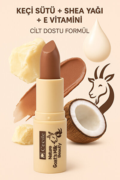 Cecile Nature Goat's Milk Beauty Stick Rouge 03