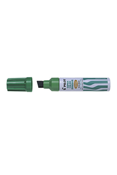 Pilot Marker permanent jumbo cu vârf teșit 12,5 mm verde