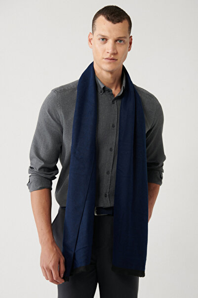 Avva Men's Anthracite Buttoned Collar 100% Cotton Regular Fit Shirt B002033