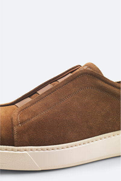 Avva Ανδρικά παπούτσια καφέ 100% σουέτ ελαφριά casual παπούτσια A51Y8002